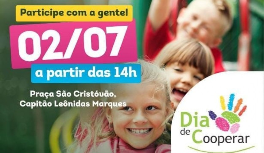 Sicredi Fronteiras de Capitão irá realizar o Dia C neste sábado na Praça São Cristóvão com inúmeras atividades para as crianças