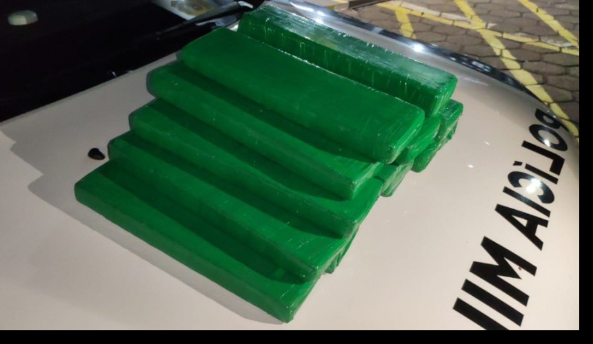 Casal é detido pela PM com mais de 16 kg de maconha em Corbélia