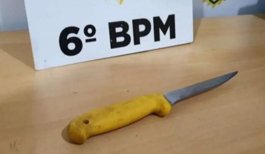 Homem é esfaqueado no abdômen pela companheira durante discussão em Cascavel