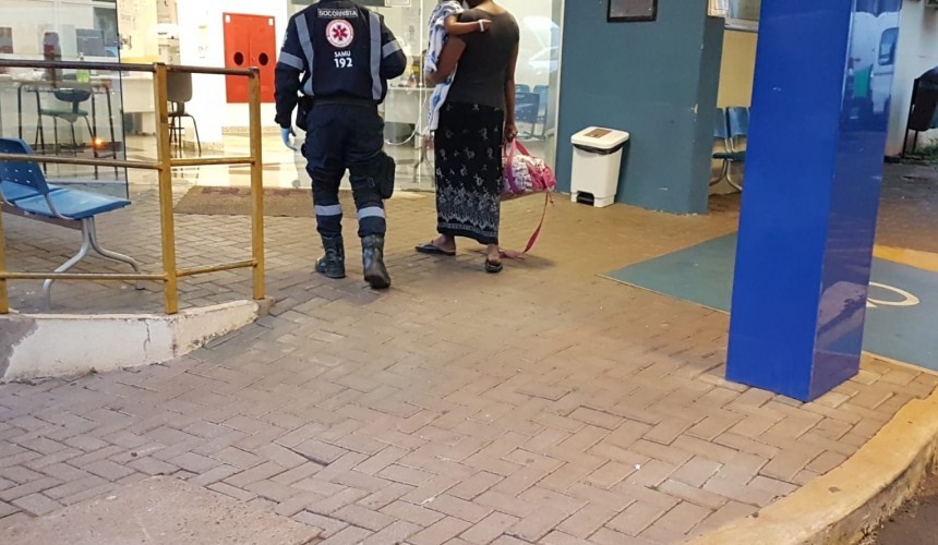 Criança com pneumonia é transferida de Capitão de helicóptero até Cascavel