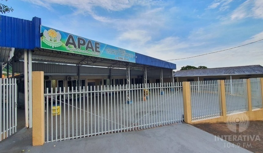 Com recursos da Itaipu Binacional, APAE de Capitão vai realizar a troca da cobertura da escola