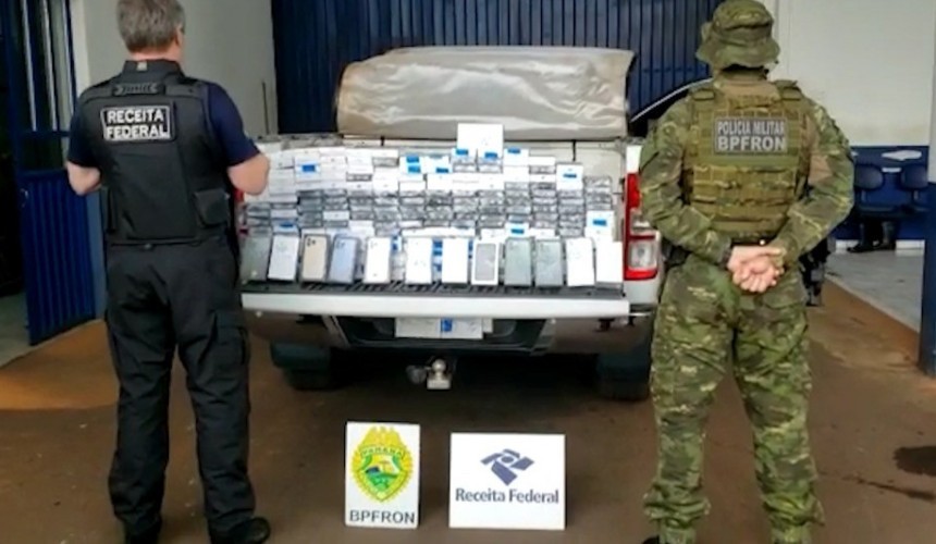 Mais de 200 celulares são apreendidos em Toledo