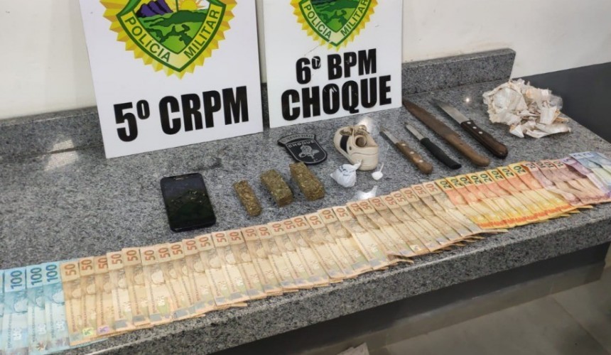 Polícia Militar desarticula esquema de tráfico de drogas em Cascavel