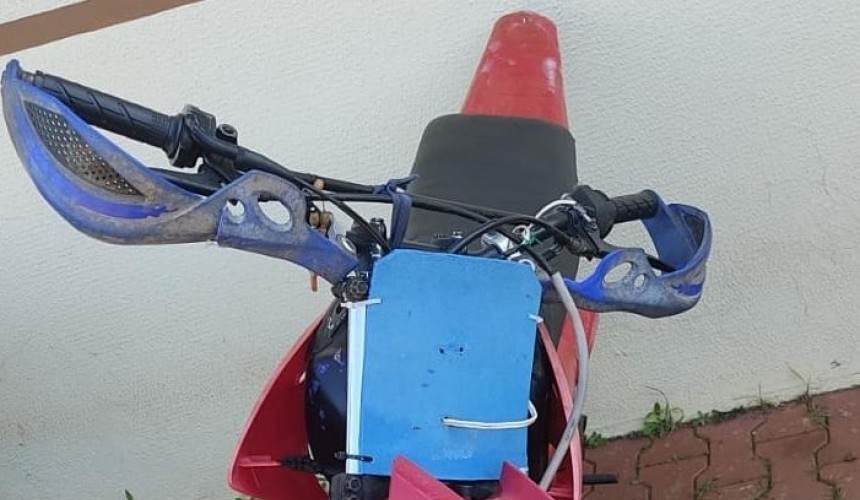 Motocicleta adulterada é apreendida em Capitão