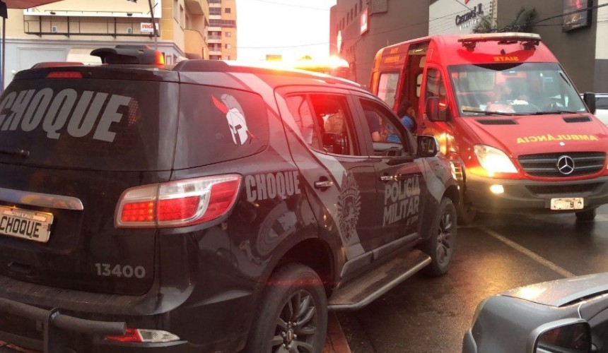 Durante assalto homem é baleado no Centro de Cascavel