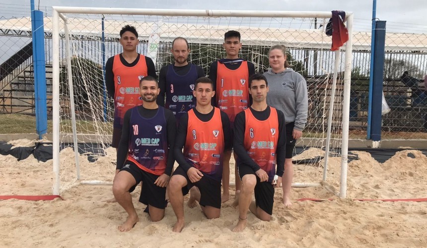 Capitão conquista a 4ª colocação na etapa do Paranaense de Handebol de areia