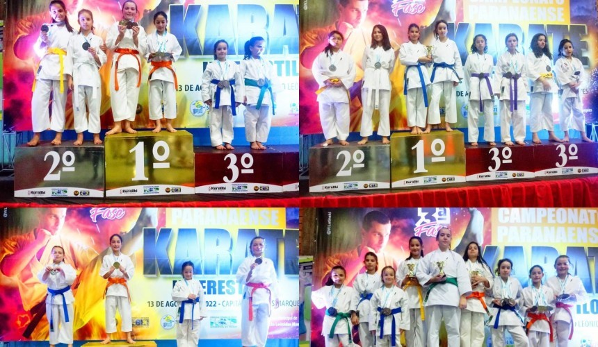 Capitão é campeão da 3ª Etapa do Campeonato Paranaense de Karatê Inter estilos