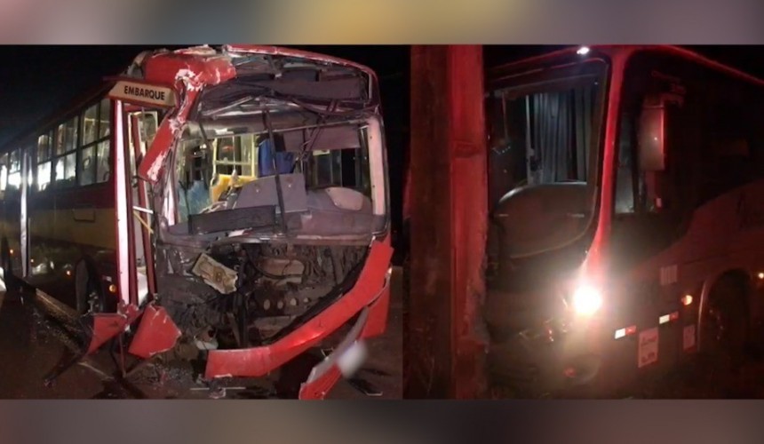 Ônibus que levava trabalhadores de Boa Vista da Aparecida se envolve em acidente com 8 feridos na PR 180