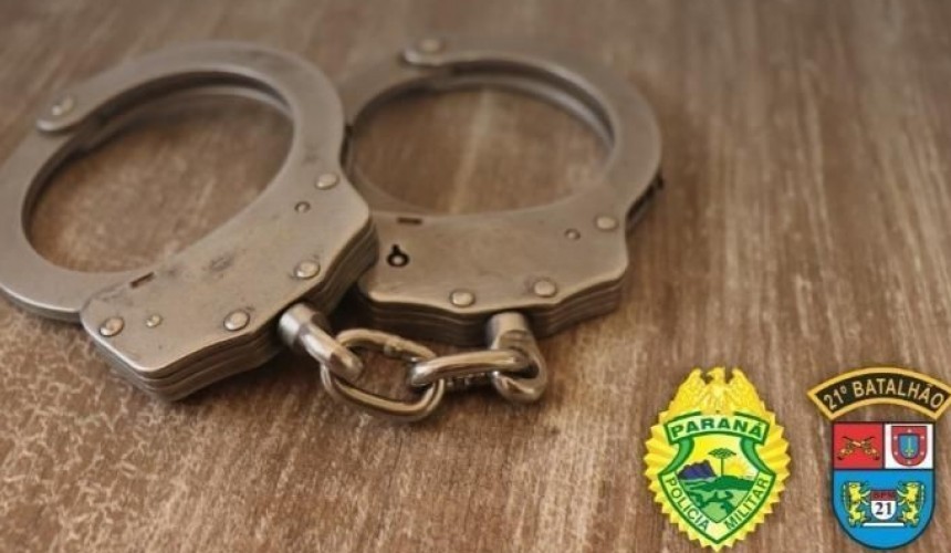 Homem com mandado de prisão foi preso em Ampére