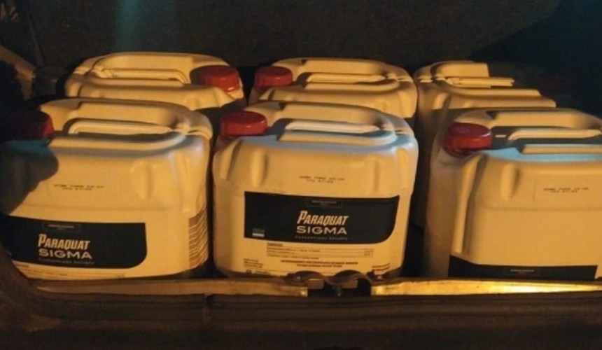 Polícia Militar apreende agrotóxico contrabandeado em Ampére