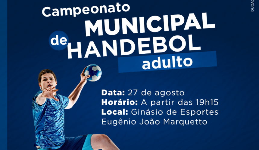 Inicia neste sábado o 3º Campeonato Municipal de Handebol em Capitão