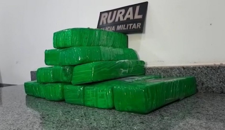 Quase 8kg de maconha é apreendido entre Cascavel e Santa Tereza do Oeste