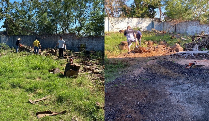 Diretoria e grupos organizados promovem mutirão de limpeza e organização na Assemcap