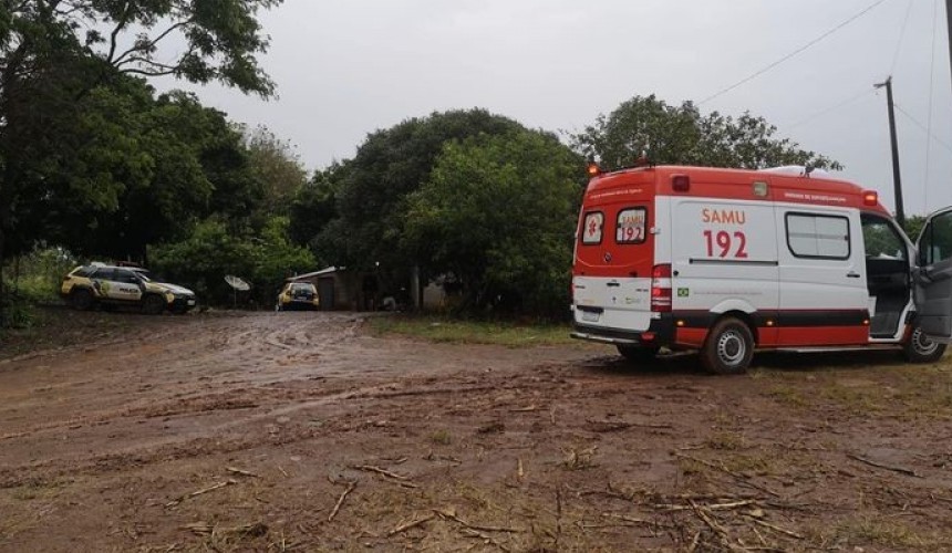 Duplo homicídio é registrado na Linha Marmelândia, interior de Realeza