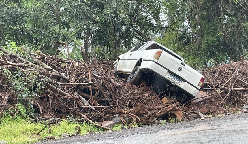 Acidente é registrado na “curva do boi” em Boa Vista da Aparecida