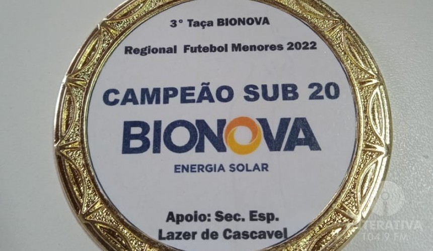 Capitão se consagra campeão da Taça Bionova de futebol na categoria sub-20
