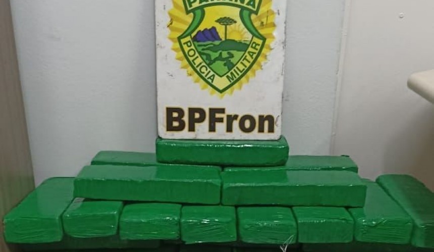 BPFRON apreende 70kg de substância análoga a maconha em Realeza