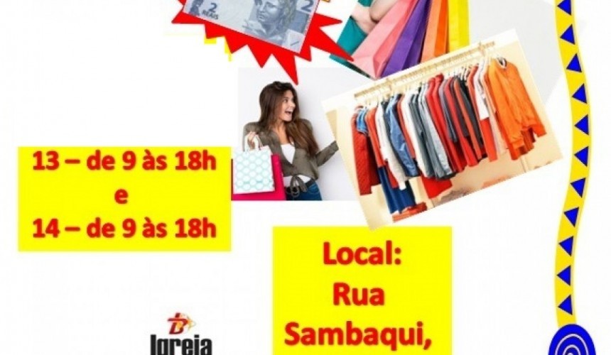 Bazar da Igreja Batista de Capitão continua até sexta-feira (14)