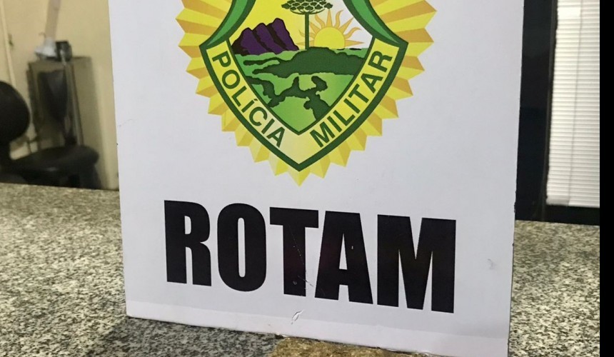 Jovem é preso com tablete de maconha em Capitão