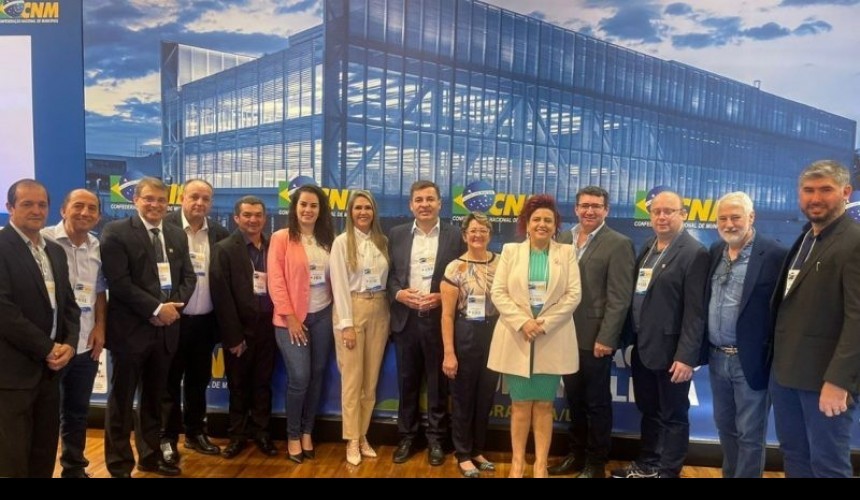 Prefeitos da Amop participam da Mobilização Municipalista em Brasília