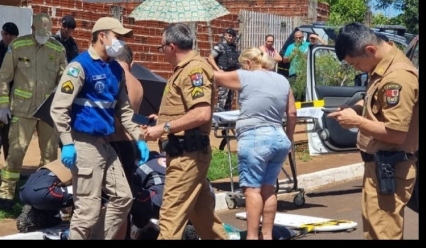 Após realizar tiros para intimidar esposa, marido é desarmado e baleado pela mulher