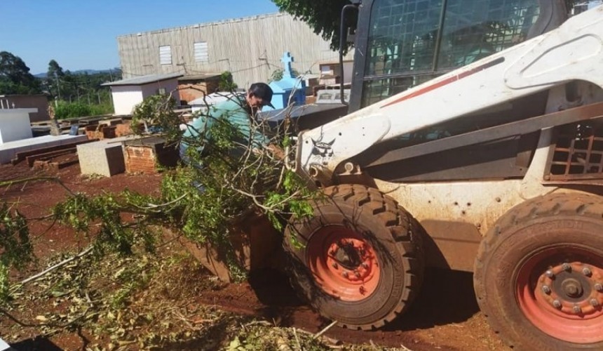 Cemitérios de Capitão começam a ser preparados para o Dia de Finados