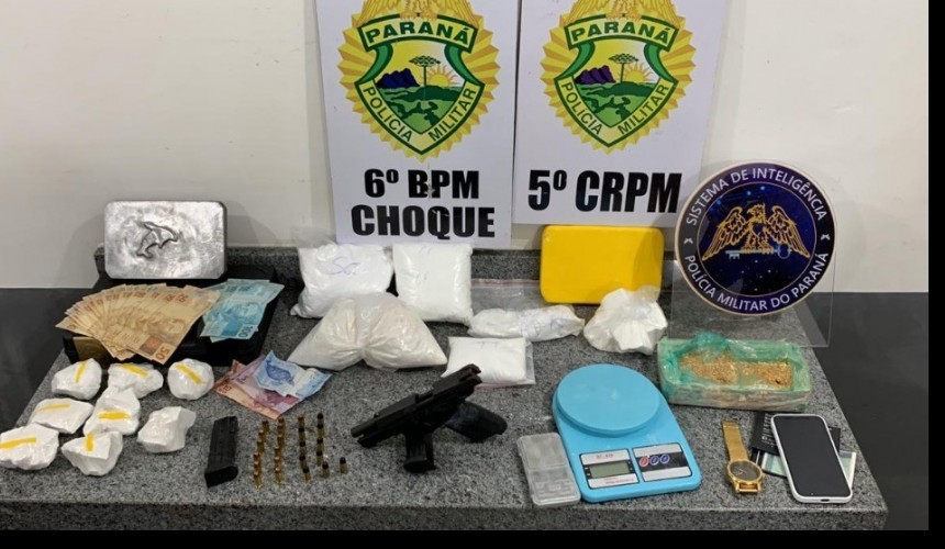 Mulher é presa em local utilizado como refinaria de drogas