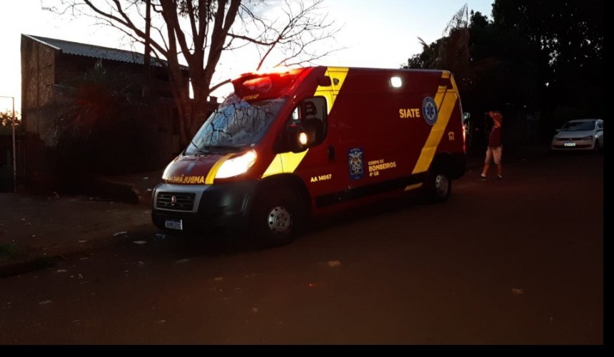 Enteado desfere golpe de faca em padrasto no bairro Melissa em Cascavel