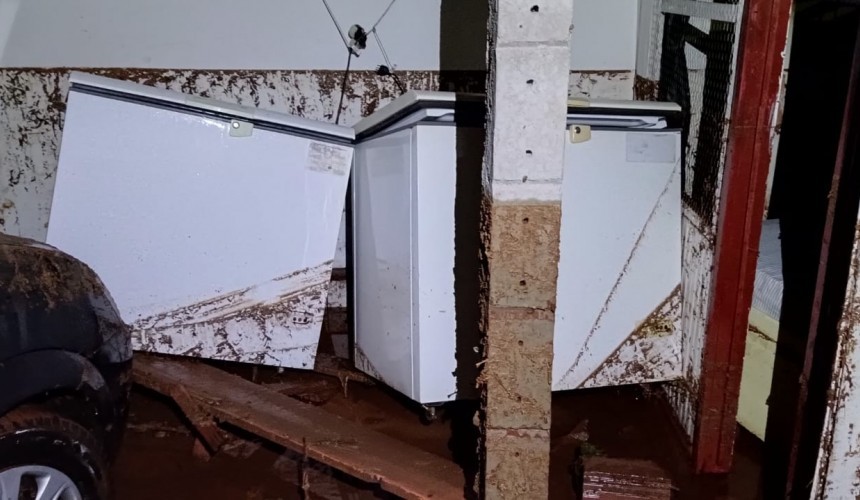 Chuvas causam prejuízos no Distrito de Alto Alegre do Iguaçu em Capitão