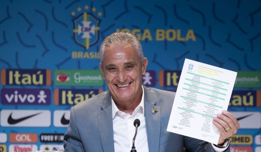 Com 15 estreantes em Copas, Tite convoca Brasil para o Mundial