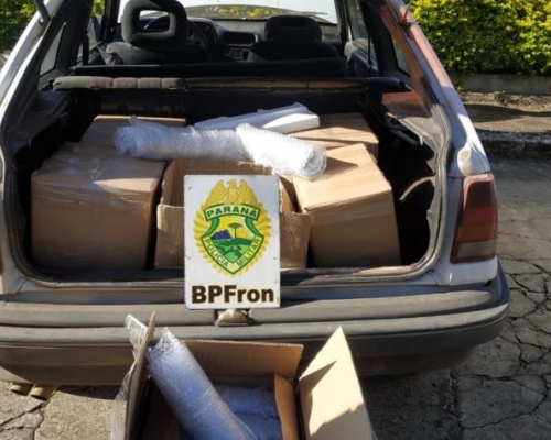 BPFRON apreende dois veículos carregados com bebidas estrangeiras em Barracão