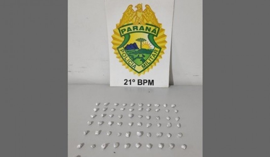 Salto do Lontra: Homem é preso por tráfico de drogas de posse de 66 pedras de crack após denúncia