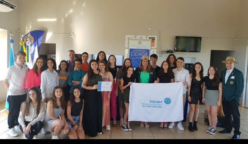 Empossada a primeira diretoria do Interact Club de Capitão