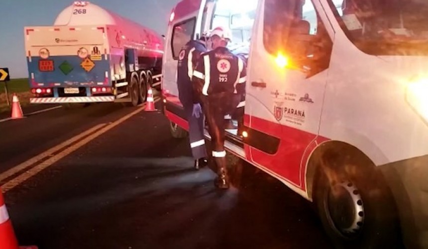 Grave acidente resulta em duas vítimas fatais na BR-277, próximo a Santa Tereza