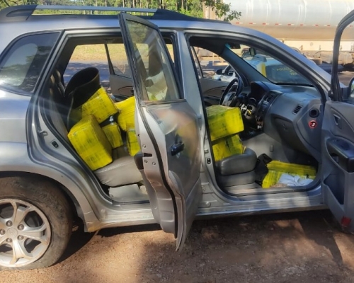 Polícia Militar apreende 400 quilos de maconha em Realeza