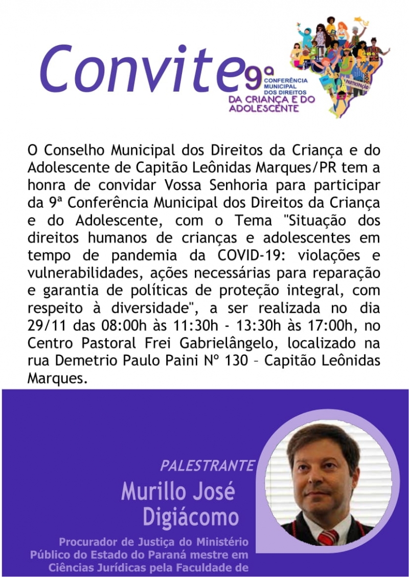 9ª Conferência Municipal Dos Direitos Da Criança E Do Adolescente