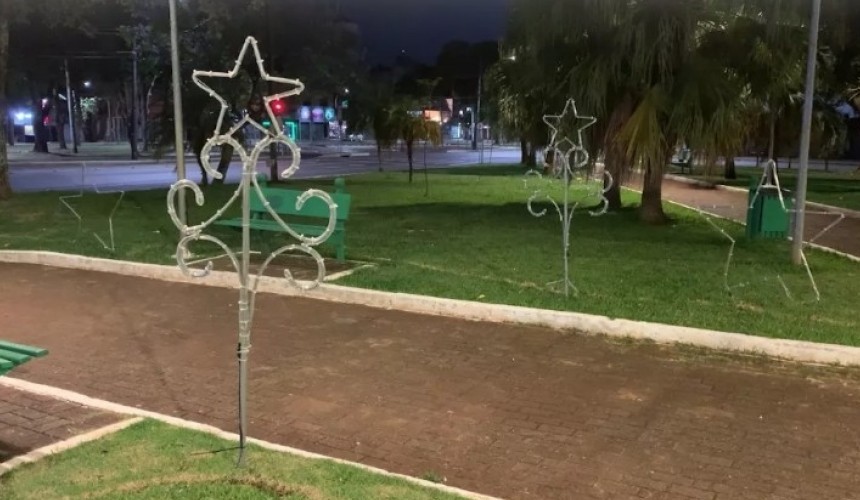 Homem é preso após furtar fiação da decoração de Natal em Cascavel