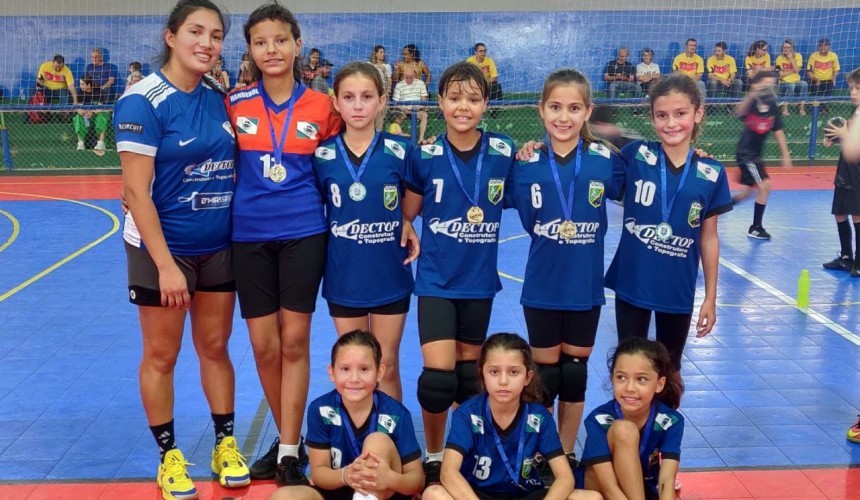 Capitão: Sub-10 do Handebol participa do Festival paranaense em Pinhão