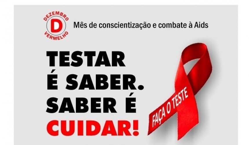 Secretaria de Saúde de Capitão promove ações para diagnóstico precoce e prevenção da Aids no Dezembro Vermelho