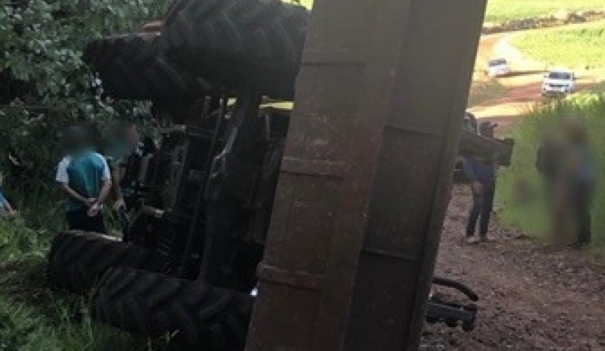 Fatalidade: Mulher morre em acidente com trator agrícola em Realeza