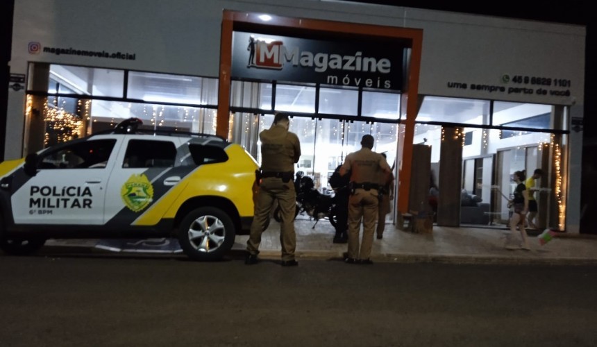Santa Lúcia: Arrombamento seguido de tentativa de furto é registrado em loja