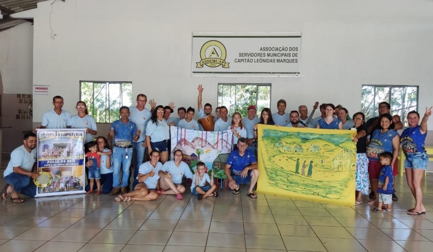 Integrantes do Grupo de Reis de Capitão e Capanema realizaram confraternização