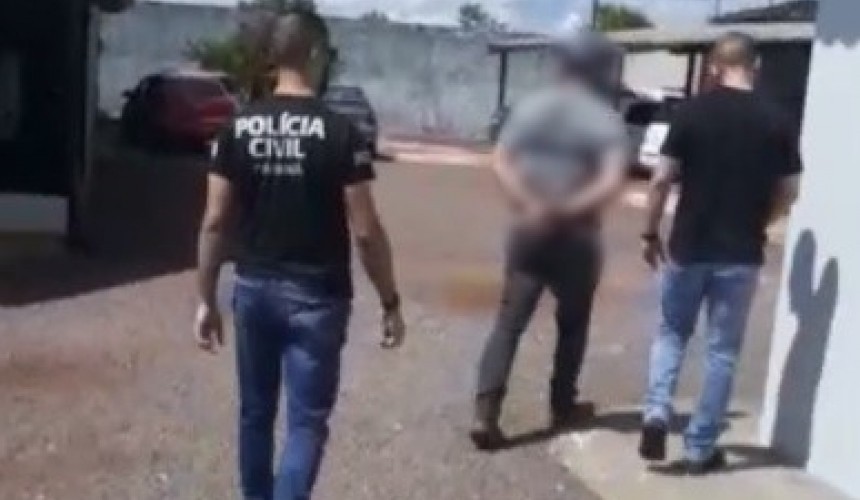 Homem é preso acusado de agredir enteado de 10 anos após criança deixar animal escapar em Planalto