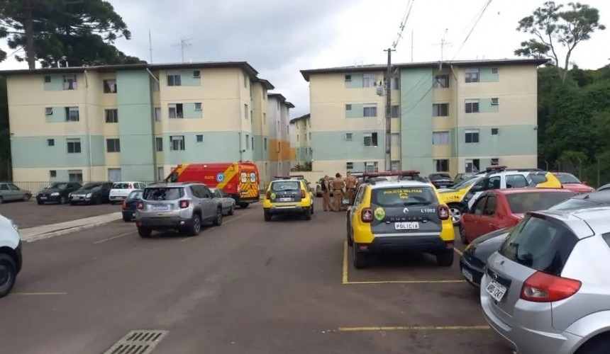 Mulher pula do terceiro andar para fugir das agressões do marido em Curitiba