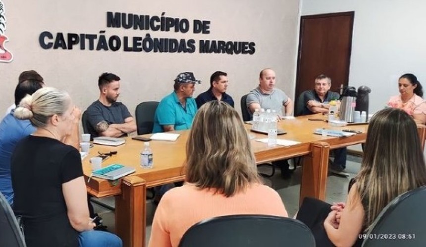 Capitão: Prefeito e Secretários definem detalhes das ações de 2023