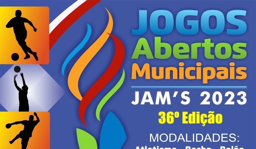 Inicia nesta terça-feira as inscrições para 36ª Edição dos Jogos Abertos Municipais de Capitão