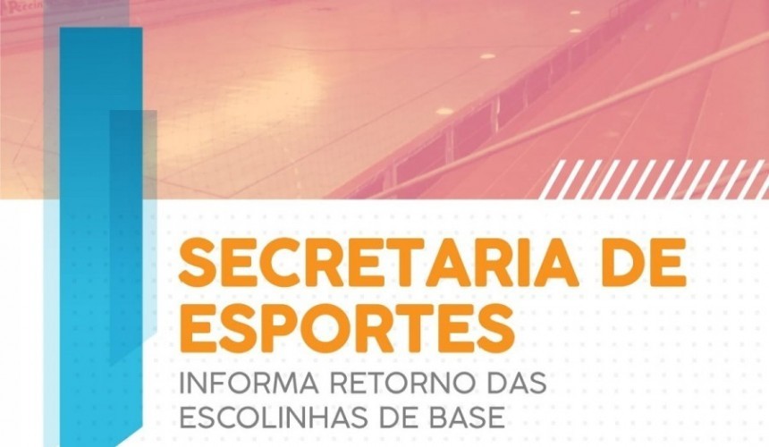 Inscrições para as Escolinhas Esportivas do município começam hoje (17)