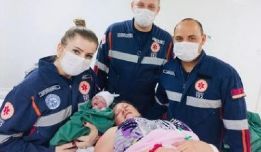 Equipe do Samu de Realeza auxilia em parto de bebê prematuro