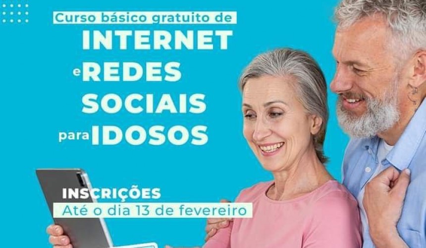 Curso de Internet e Redes Sociais será oferecido para idosos de forma gratuita em Capitão