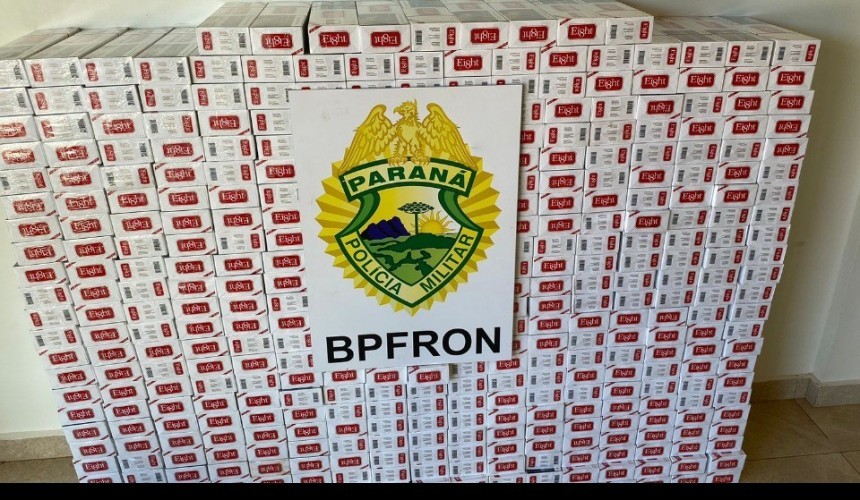 BPFron apreende dois veículos, cigarros, aparelhos celulares e eletrônicos em Céu Azul